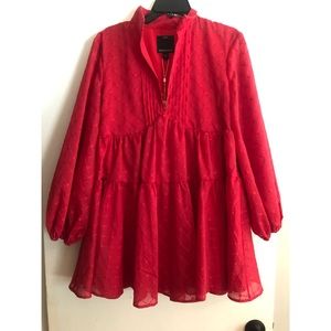 C/MEO Mini Dress w Puff Sleeves - Size S
